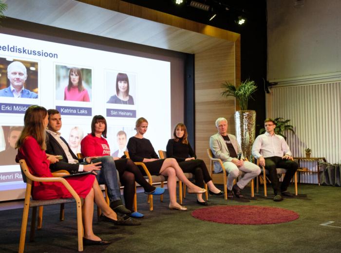 Inspiratsioonihommik tõi kokku tervishoiu innovatsiooniga tegelevad osapooled. Foto: Joosep Kivimäe