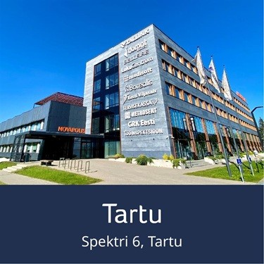 Tervisekassa Tartu kontori aadress- Tartu, Spektri 6