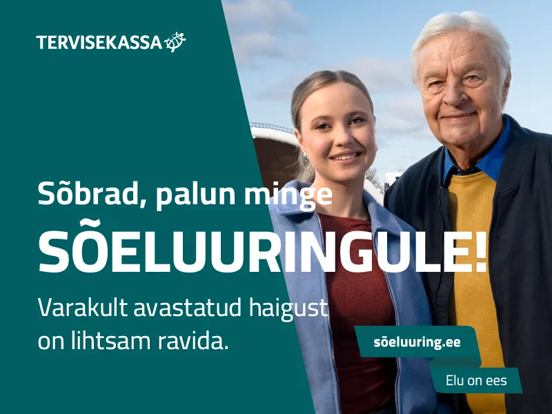 Alika ja Iff sõeluuringute kampaaniavisuaalil