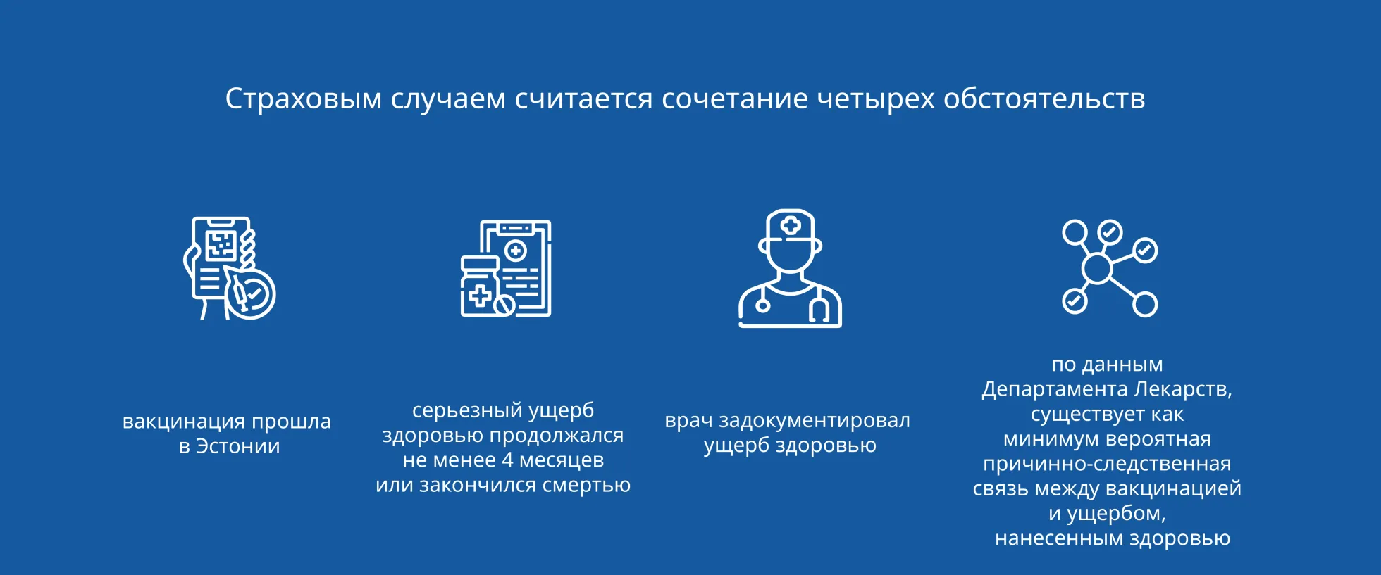 Компенсация за ущерб от вакцины в случае вакцинации, проведенной в Эстонии