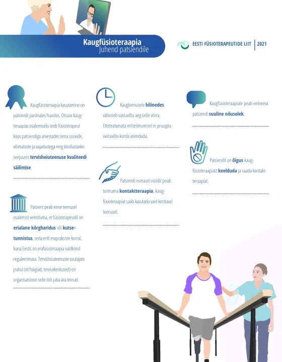 Kaugfüsioteraapia infoleht patsiendile