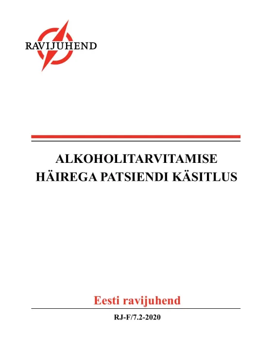 RJ Alkoholitarvitamise häirega patsiendi käsitlus