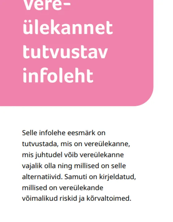 Vereülekanne