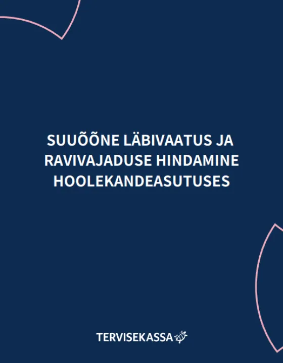 Suuõõne hindamise juhendi kaanepilt